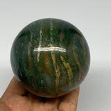 588g, 3" (75mm), Ocean Jasper Sphere Geode Crystal Reiki @Madagascar, B25350