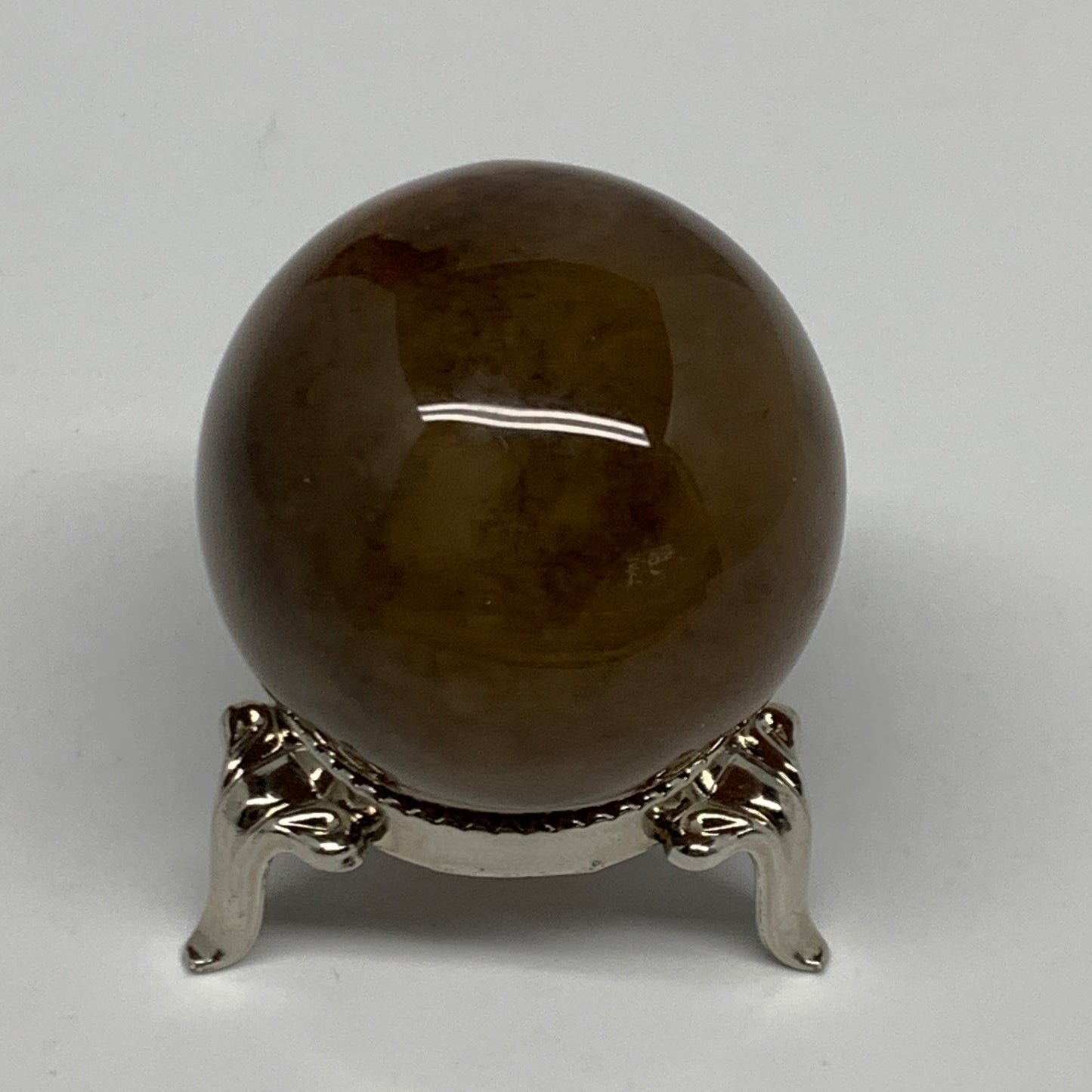 88.3g, 1.6" (40mm), Natural Small Sardonyx Sphere Ball Crystal @Brazil, B23014