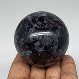 290.4g, 2.3" Natural Indigo Gabbro Spheres Gemstone, Reiki, @Madagascar,B4599