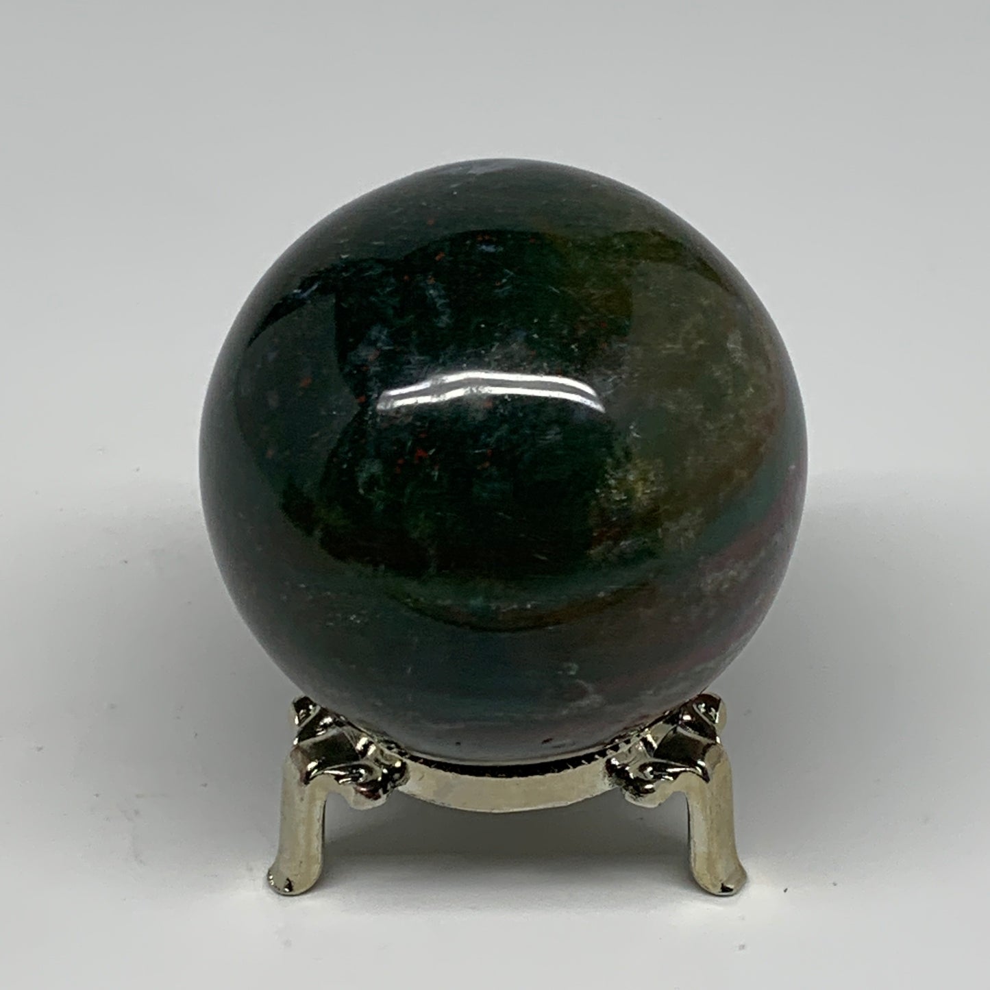 385g, 2.6" (65mm), Ocean Jasper Sphere Geode Crystal Reiki @Madagascar, B25351