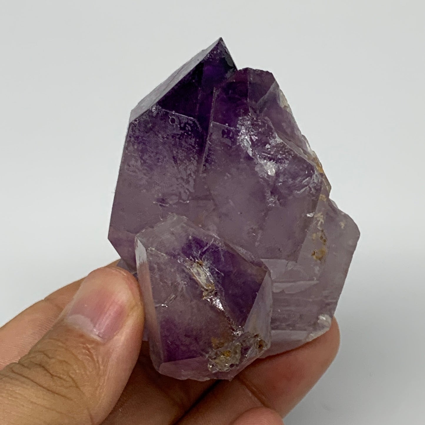 170.5g,2.6"x2"x1.9" Natural Amethyst Crystal Rough Mineral Specimens, B11749