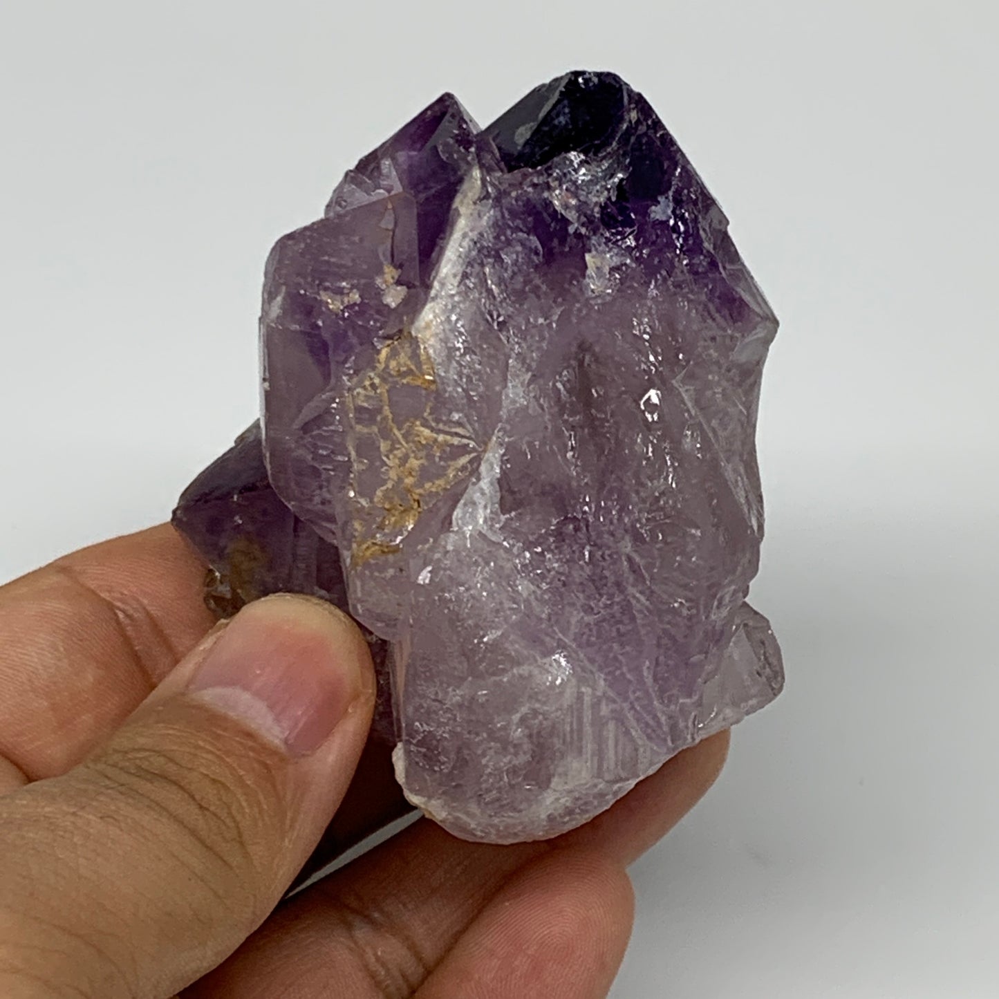170.5g,2.6"x2"x1.9" Natural Amethyst Crystal Rough Mineral Specimens, B11749