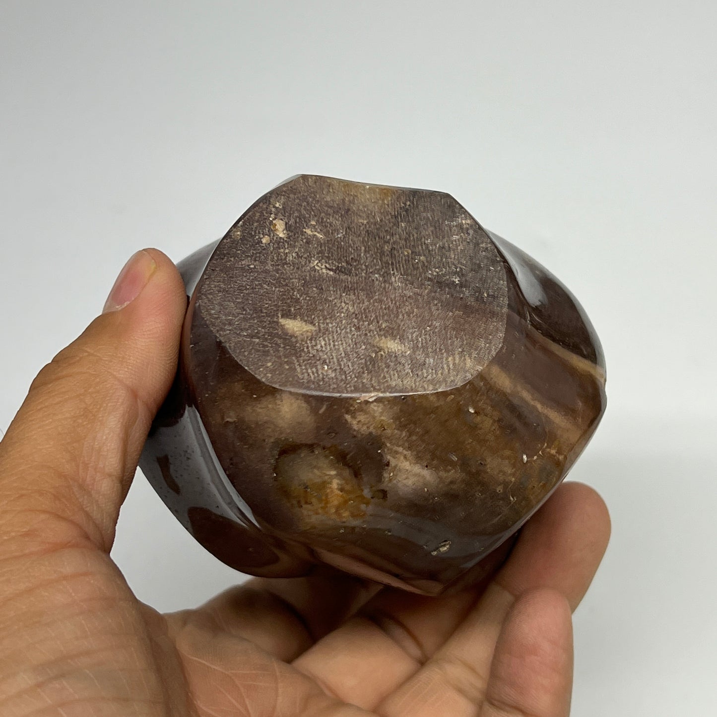 540g,3.6"x3.3"x2.5" Natural Polychrome Jasper Flame Gemstones @Madagascar,B19507