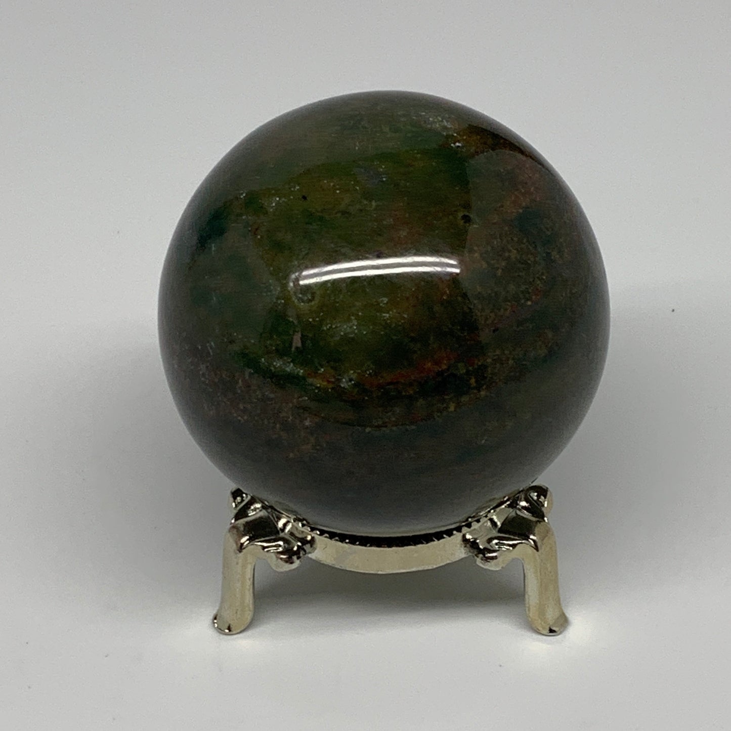 379.9g, 2.5" (64mm), Ocean Jasper Sphere Geode Crystal Reiki @Madagascar, B25355