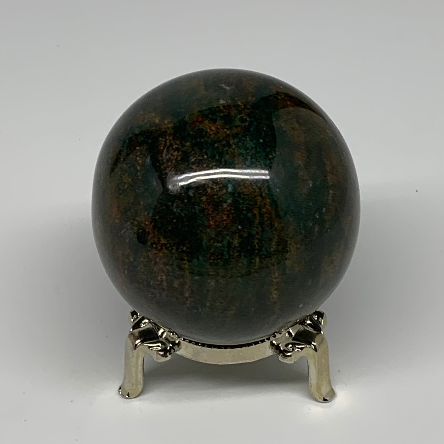 379.9g, 2.5" (64mm), Ocean Jasper Sphere Geode Crystal Reiki @Madagascar, B25355