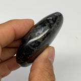 66.4g,2.2"x1.5"x0.7", Labradorite Palm-stone Tumbled Reiki @Madagascar,B25061