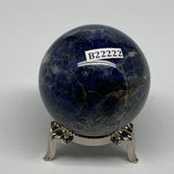 157.6g, 1.9"(47mm), Natural Sodalite Sphere Crystal Gemstone Ball @Brazil,B22222