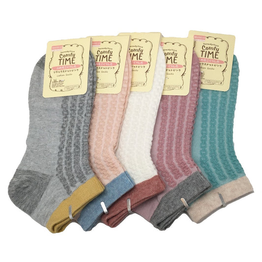10 Pairs,Quality 5 different Color Low Cut Women's Socks -Size:22-25cm, Soc28