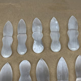 1 Pc,120g-130g, 5.9"-6", Selenite Crystal Knife Dagger (Satin Spar) @Morocco