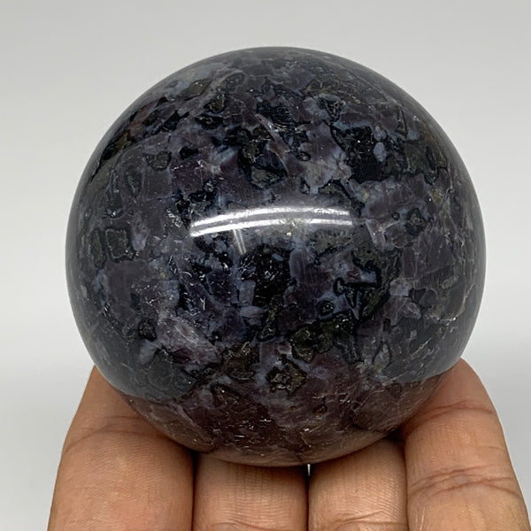 371.9g, 2.5" Natural Indigo Gabbro Spheres Gemstone, Reiki, @Madagascar,B4609