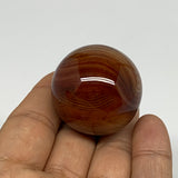 58.7g, 1.4" (35mm), Natural Small Sardonyx Sphere Ball Crystal @Brazil, B23023
