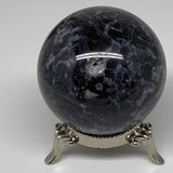 472.2g, 2.6" Natural Indigo Gabbro Spheres Gemstone, Reiki, @Madagascar,B4610