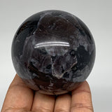 408g, 2.5" Natural Indigo Gabbro Spheres Gemstone, Reiki, @Madagascar,B4611