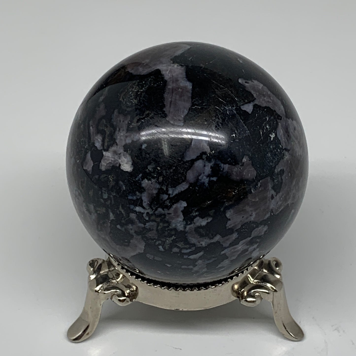 408g, 2.5" Natural Indigo Gabbro Spheres Gemstone, Reiki, @Madagascar,B4611