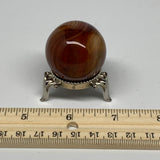 58.7g, 1.4" (35mm), Natural Small Sardonyx Sphere Ball Crystal @Brazil, B23023
