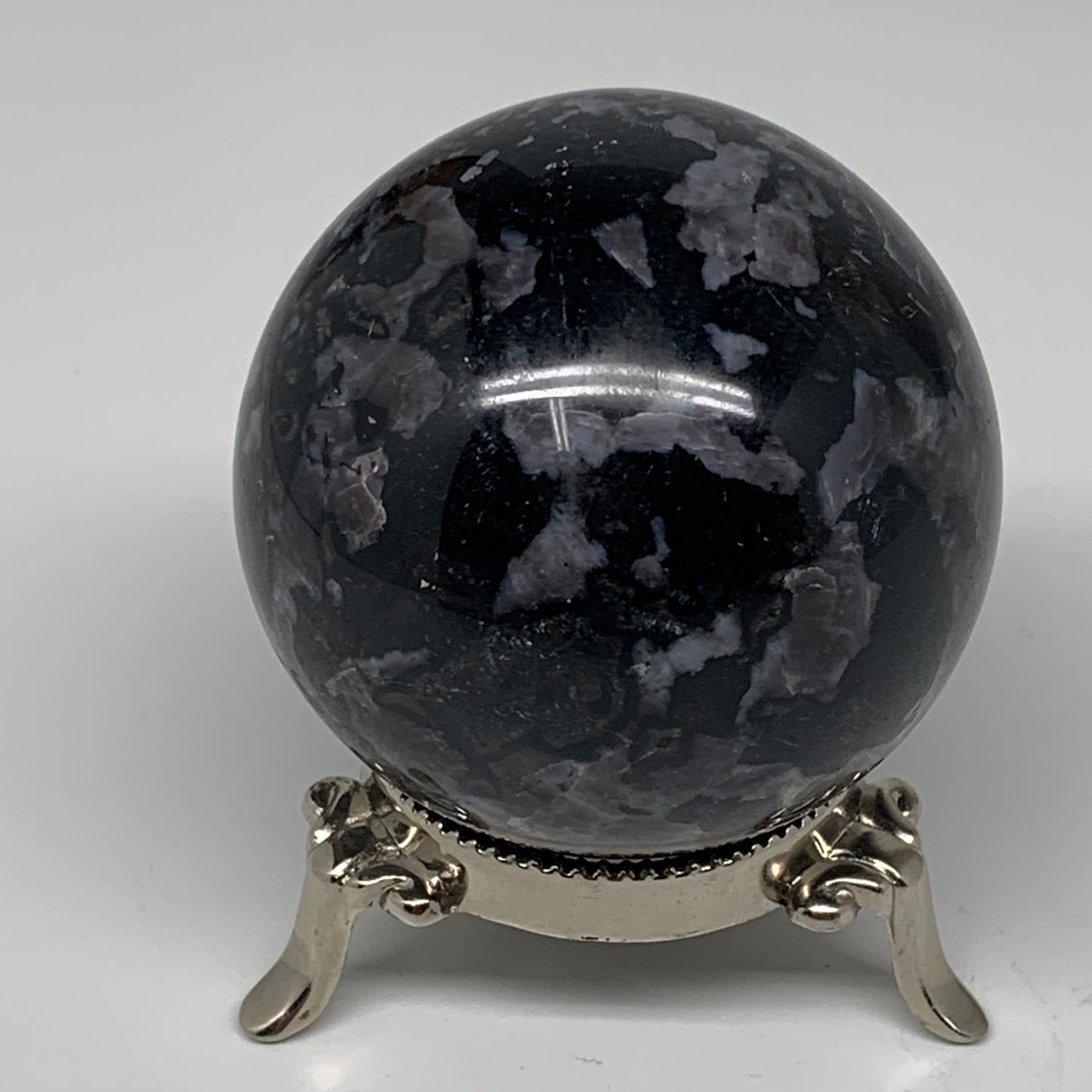 408g, 2.5" Natural Indigo Gabbro Spheres Gemstone, Reiki, @Madagascar,B4611