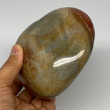 905g, 4.4"x4.7"x2.2" Polychrome Jasper Heart Polished Healing Crystal, B17433