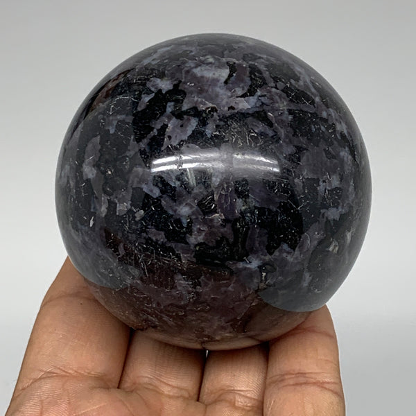 480.5g, 2.7" Natural Indigo Gabbro Spheres Gemstone, Reiki, @Madagascar,B4613