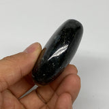 93.8g,2.3"x1.6"x0.9", Labradorite Palm-stone Tumbled Reiki @Madagascar,B25071