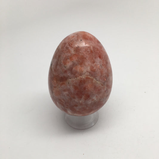 264.8 Grams Natural Handmade Gemstone Sunstone Crystal Egg from India, IE04 - watangem.com
