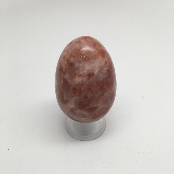 146 Grams Natural Handmade Gemstone Sunstone Crystal Egg from India, IE13 - watangem.com