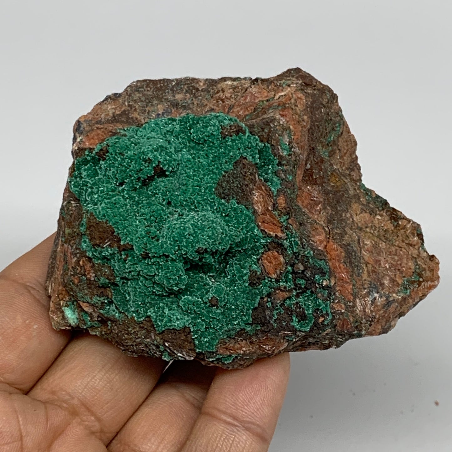 302.2g, 3.1"x2.7"x1.6", Rough Azurite Mineral Specimen @Morocco, B10885
