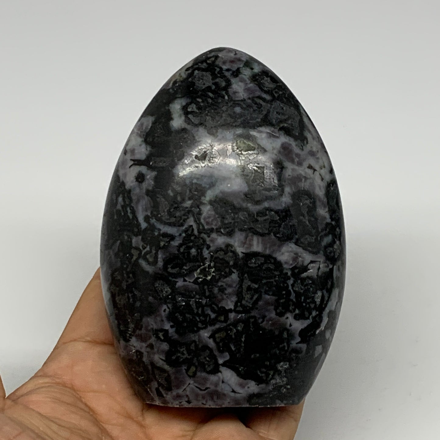 510g, 4"x2.8"x1.7" Indigo Gabro Merlinite Freeform Polished @Madagascar, B18202