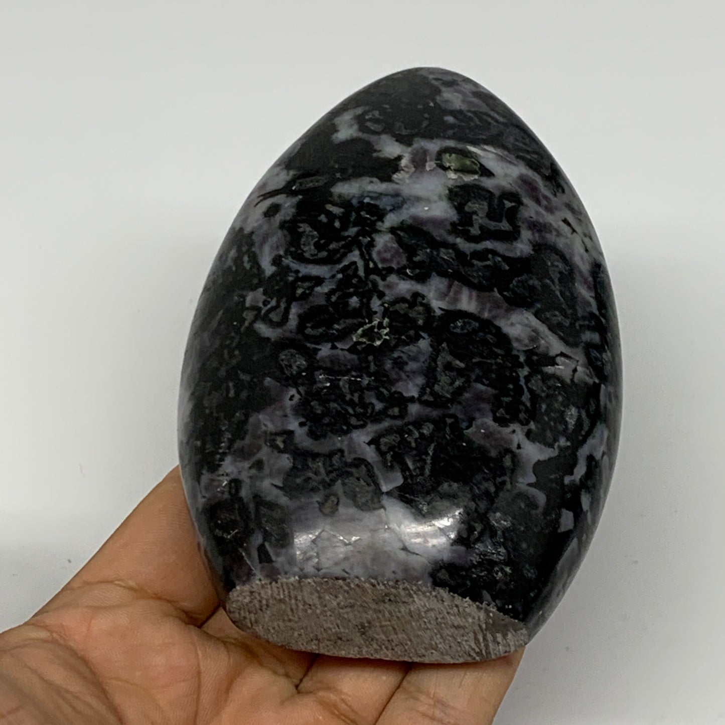 510g, 4"x2.8"x1.7" Indigo Gabro Merlinite Freeform Polished @Madagascar, B18202