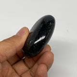 91.5g,2.2"x1.6"x0.8", Labradorite Palm-stone Tumbled Reiki @Madagascar,B25077