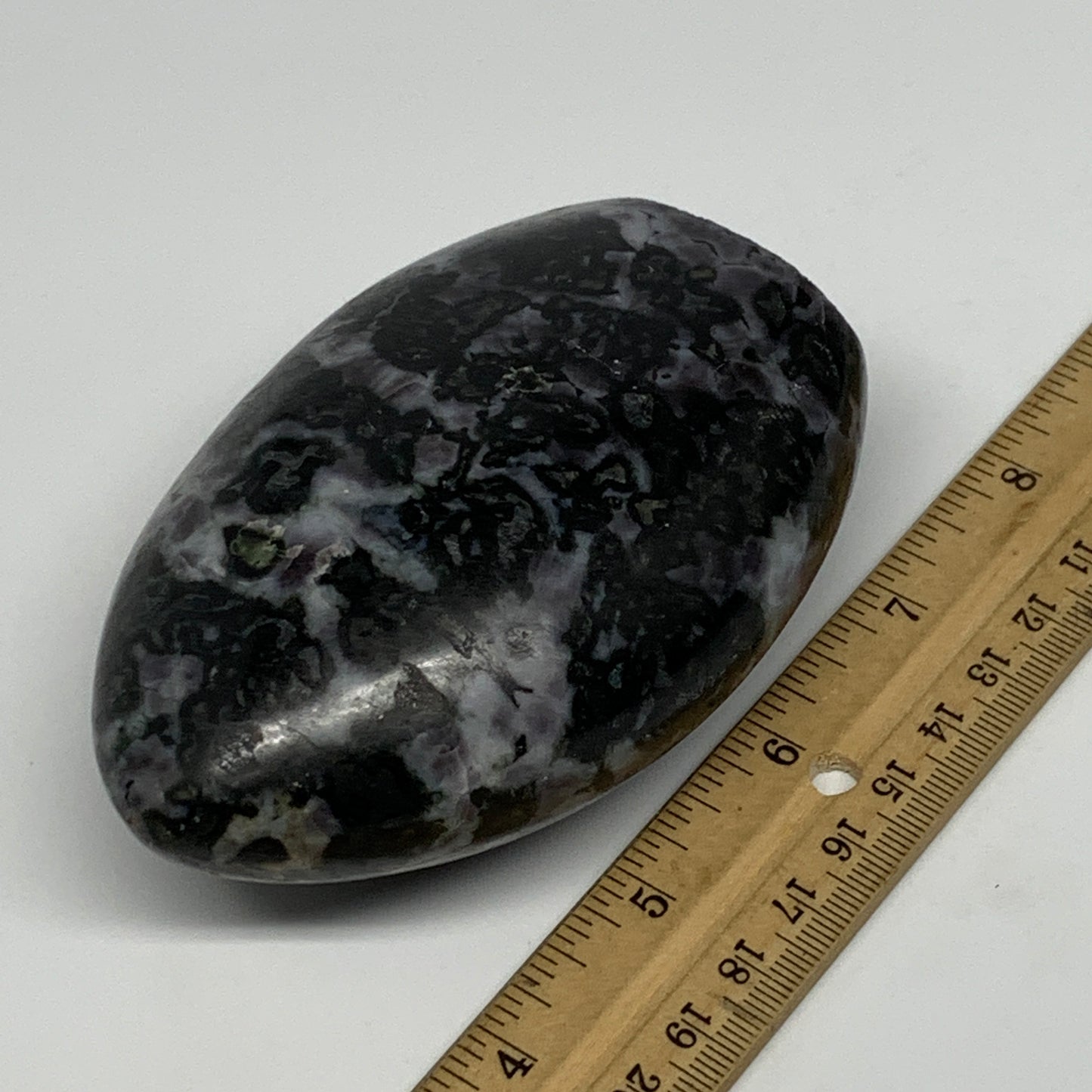 510g, 4"x2.8"x1.7" Indigo Gabro Merlinite Freeform Polished @Madagascar, B18202