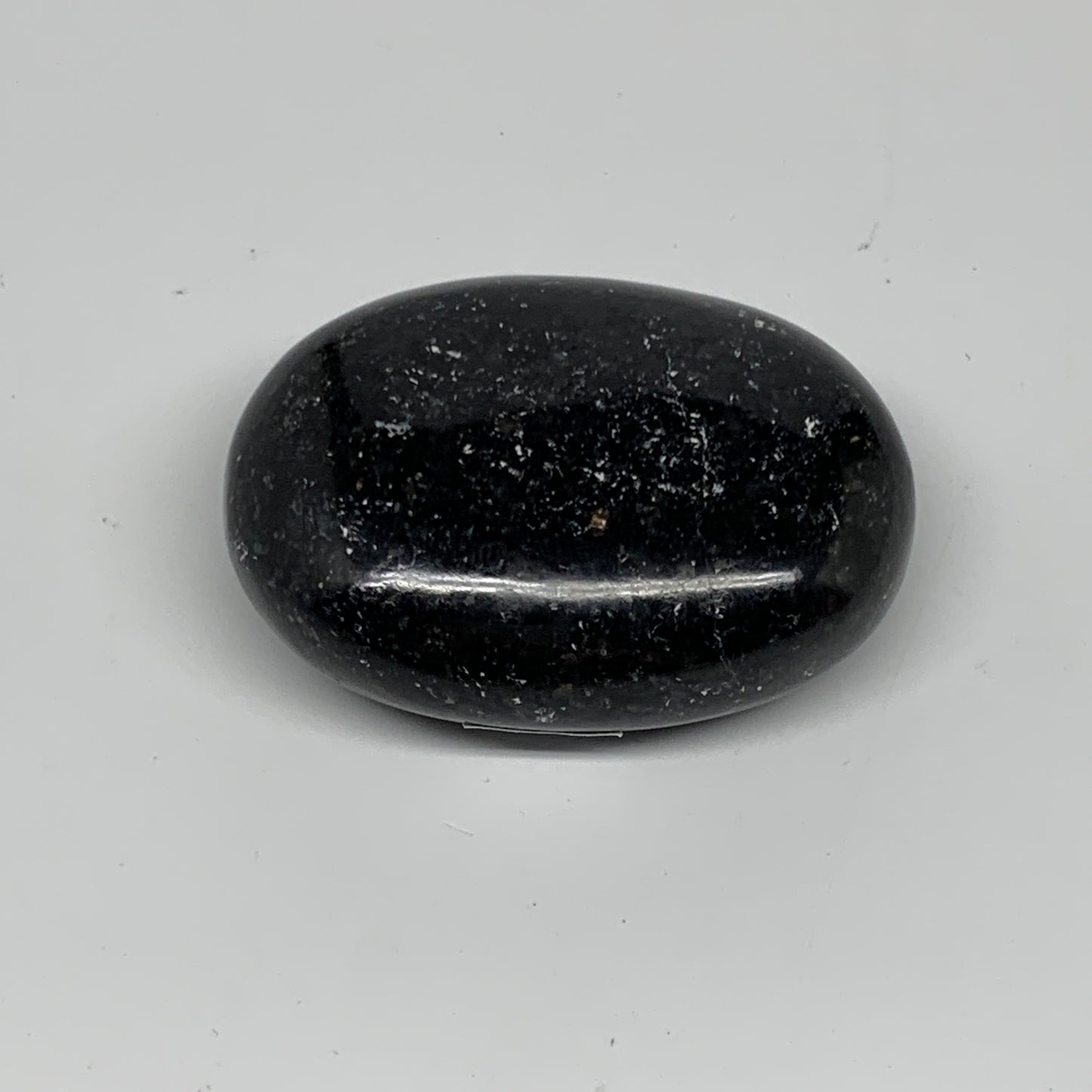 91.5g,2.2"x1.6"x0.8", Labradorite Palm-stone Tumbled Reiki @Madagascar,B25077