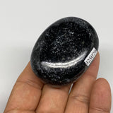 90.4g,2.1"x1.6"x0.8", Labradorite Palm-stone Tumbled Reiki @Madagascar,B25079
