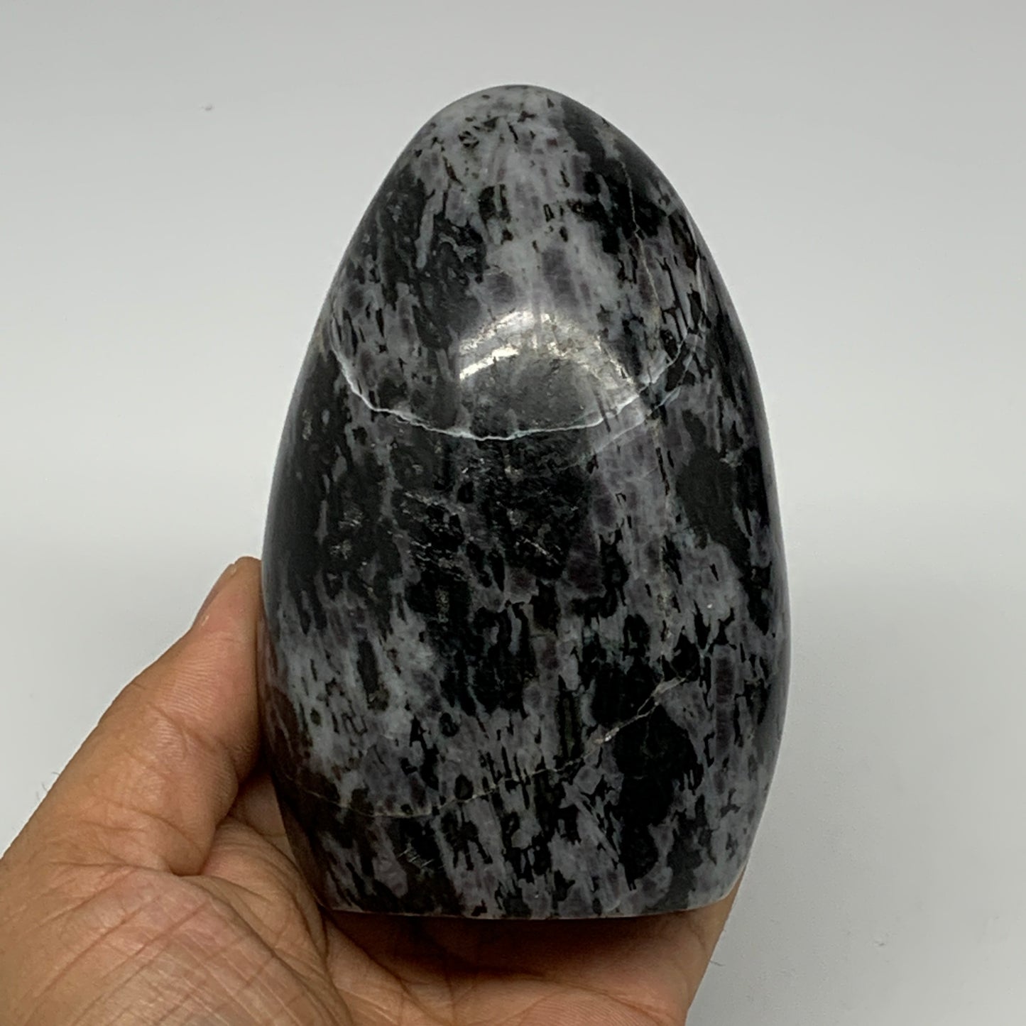 720g, 4.2"x2.7"x2.3" Indigo Gabro Merlinite Freeform Polished @Madagascar, B1820