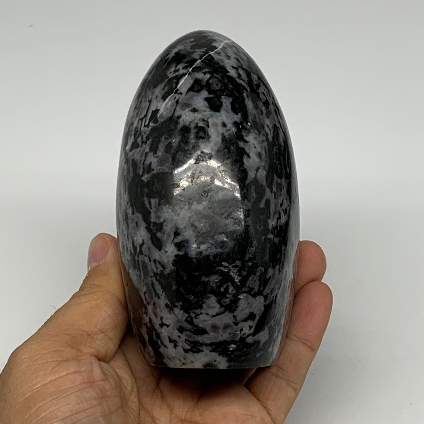 720g, 4.2"x2.7"x2.3" Indigo Gabro Merlinite Freeform Polished @Madagascar, B1820