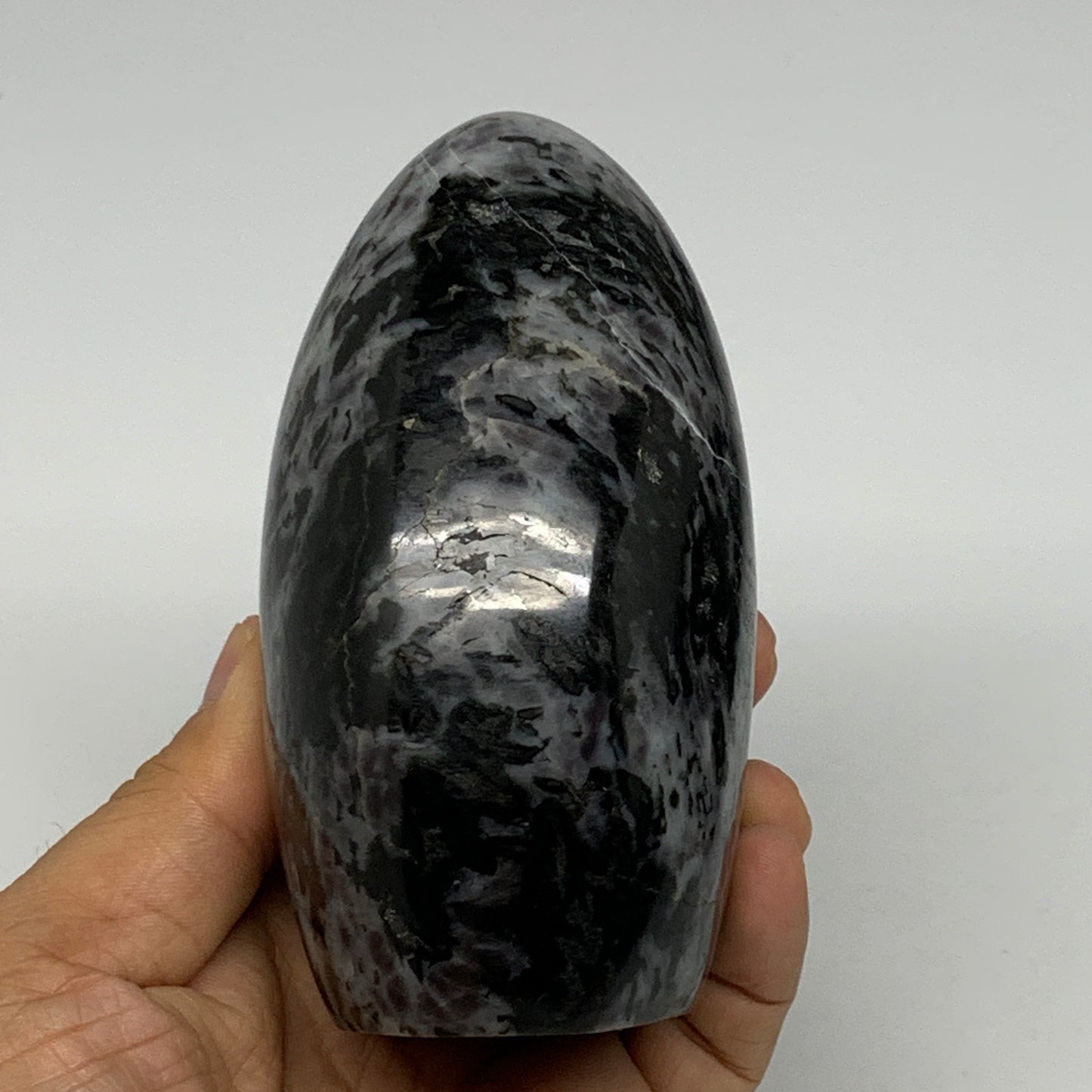 720g, 4.2"x2.7"x2.3" Indigo Gabro Merlinite Freeform Polished @Madagascar, B1820