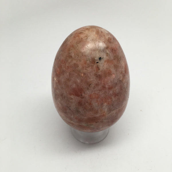 318 Grams Natural Handmade Gemstone Sunstone Crystal Egg from India, IE31 - watangem.com