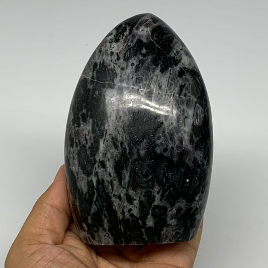 805g, 4.6"x3"x2.2" Indigo Gabro Merlinite Freeform Polished @Madagascar, B18208