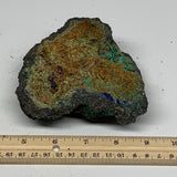 562g, 4.4"x4.4"x1.2", Rough Azurite Malachite Mineral Specimen @Morocco, B10894