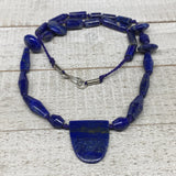 40.5g, 9mm-28mm Natural Lapis Lazuli Bead Mixed Shaped Strand, 25 Beads,LPB144