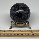 325.7g, 2.3" Natural Indigo Gabbro Spheres Gemstone, Reiki, @Madagascar,B4635