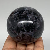 413.9g, 2.6" Natural Indigo Gabbro Spheres Gemstone, Reiki, @Madagascar,B4636
