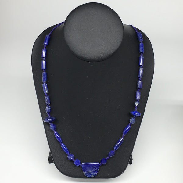 30.8g, 7mm-19mm Natural Lapis Lazuli Bead Mixed Shaped Strand, 26 Beads,LPB146