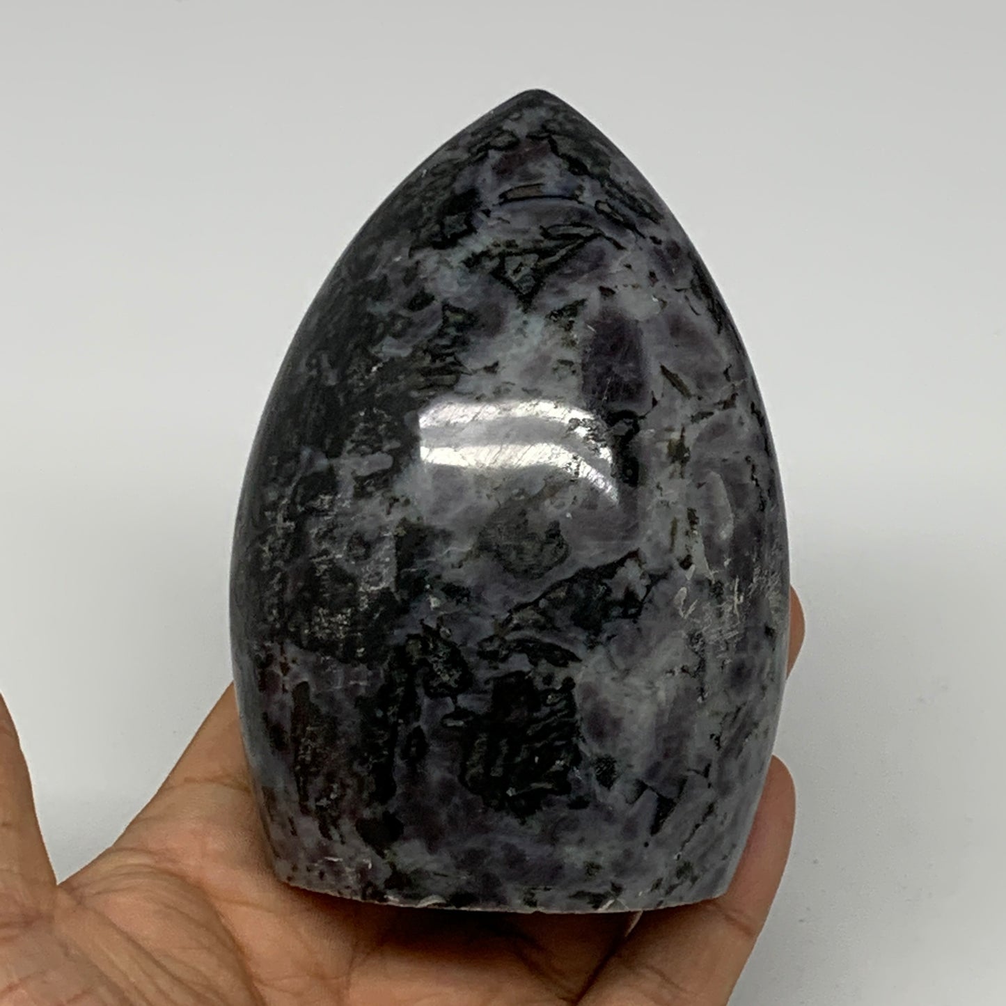 510g, 3.9"x2.7"x2" Indigo Gabro Merlinite Freeform Polished @Madagascar, B18211