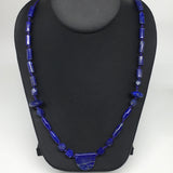 30.8g, 7mm-19mm Natural Lapis Lazuli Bead Mixed Shaped Strand, 26 Beads,LPB146