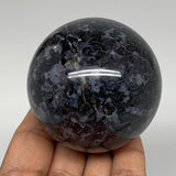 387.5g, 2.5" Natural Indigo Gabbro Spheres Gemstone, Reiki, @Madagascar,B4637