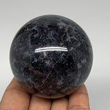 387.5g, 2.5" Natural Indigo Gabbro Spheres Gemstone, Reiki, @Madagascar,B4637