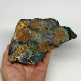 1150g, 6.1"x4.4"x2.4", Rough Azurite Malachite Mineral Specimen @Morocco, B10898
