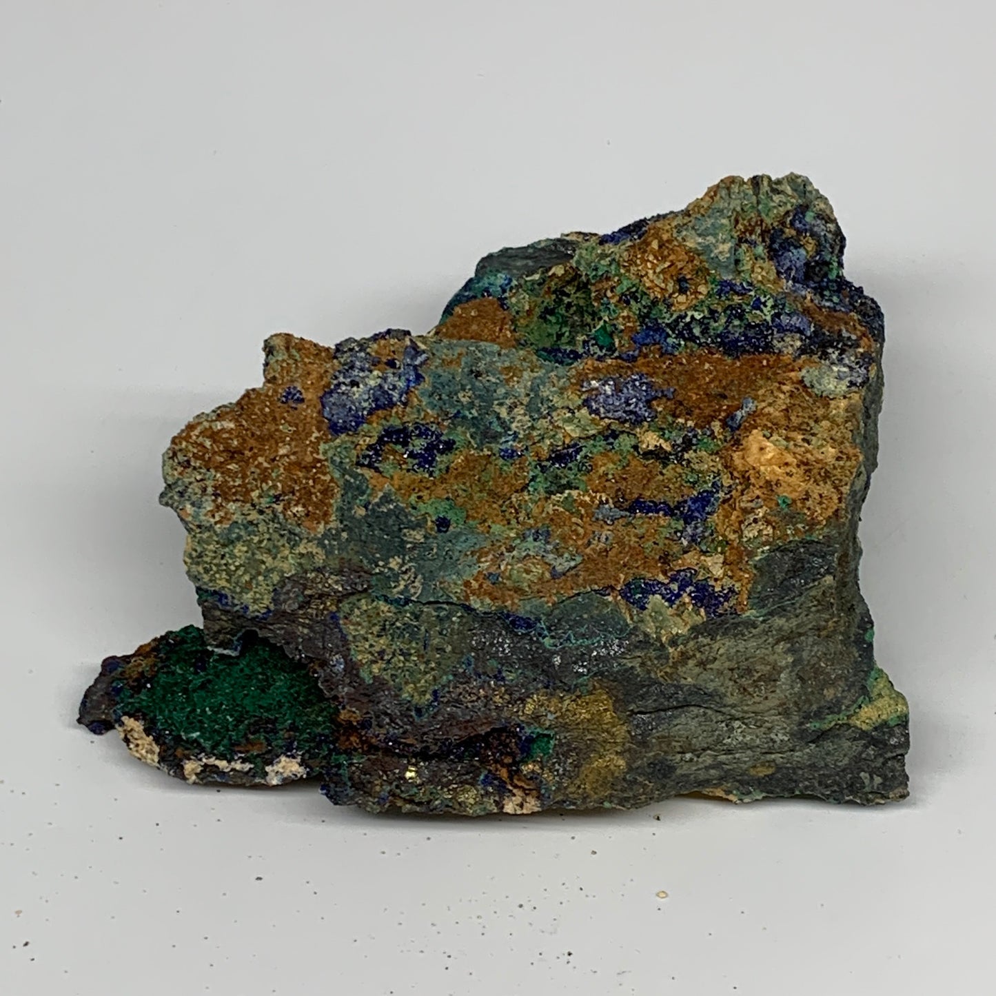 1150g, 6.1"x4.4"x2.4", Rough Azurite Malachite Mineral Specimen @Morocco, B10898