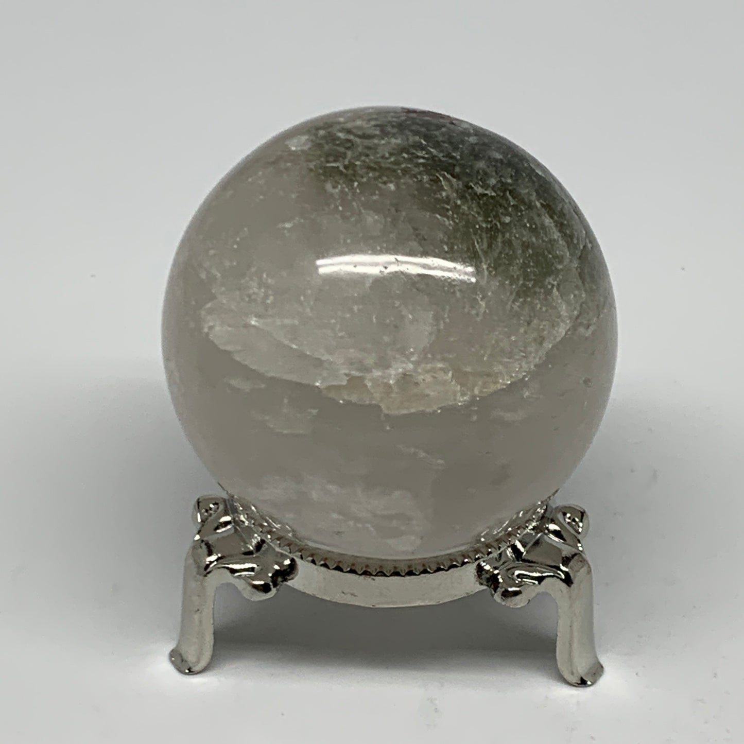 226.2g, 2.2" (55mm), Natural Quartz Sphere Crystal Gemstone Ball @Brazil, B22247