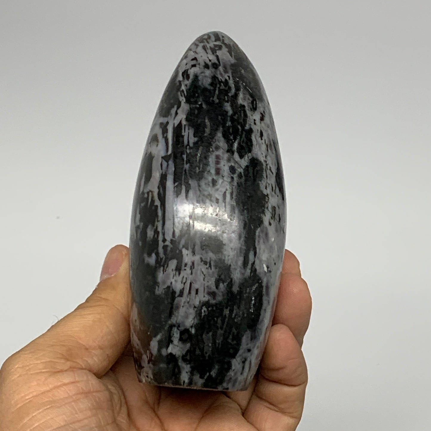 605g, 4.3"x2.9"x1.9" Indigo Gabro Merlinite Freeform Polished @Madagascar, B1821